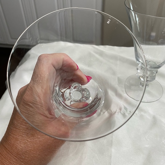 SET OF 3 BLANKA BY MALERAS SWEDEN CRYSTAL WATER GOBLETS - Picture 4 of 10